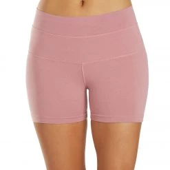 Hard Tail High Rise Yoga Booty Shorts Dusty Rose Pink