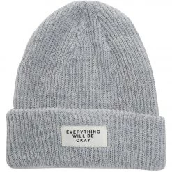 Spiritual Gangster Everything SG Beanie Hat Heather Grey