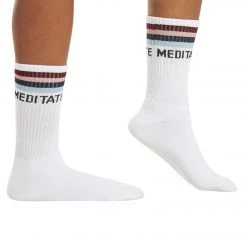 ACCESSORIES Spiritual Gangster Meditate SG Sock White 7 ACCESSORIES Spiritual Gangster Meditate SG Sock White