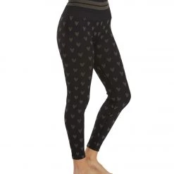 CLOTHING Spiritual Gangster Love Sculpt Jacquard Legging Black Hearts