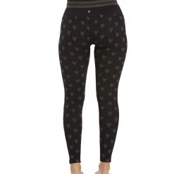 CLOTHING Spiritual Gangster Love Sculpt Jacquard Legging Black Hearts
