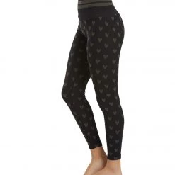 CLOTHING Spiritual Gangster Love Sculpt Jacquard Legging Black Hearts