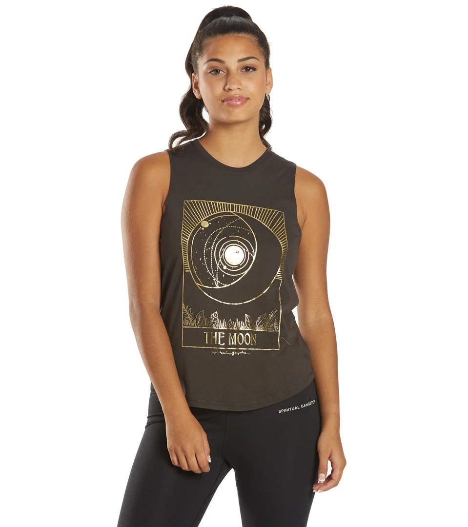 Spiritual Gangster Moon Muscle Tank 3 Spiritual Gangster Moon Muscle Tank