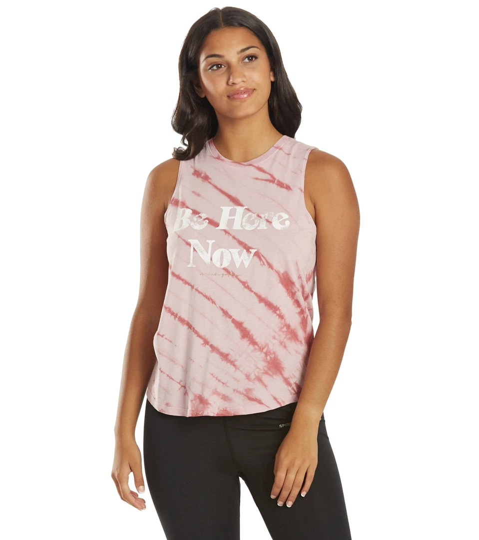 Spiritual Gangster Now Muscle Tank Winter Rose Tie Dye 3 Spiritual Gangster Now Muscle Tank Winter Rose Tie Dye