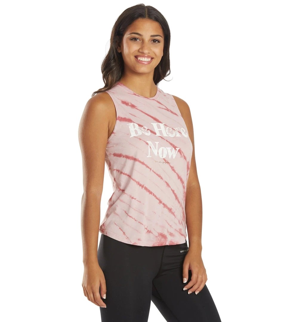 Spiritual Gangster Now Muscle Tank Winter Rose Tie Dye 4 Spiritual Gangster Now Muscle Tank Winter Rose Tie Dye