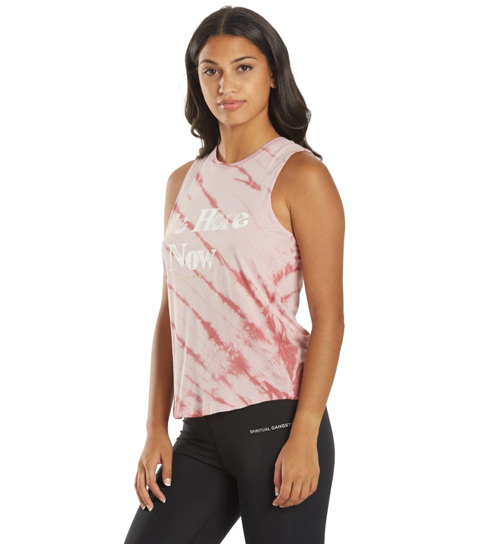 Spiritual Gangster Now Muscle Tank Winter Rose Tie Dye 7 Spiritual Gangster Now Muscle Tank Winter Rose Tie Dye