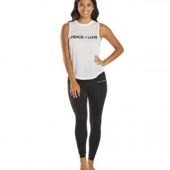 Spiritual Gangster Peace Active Muscle Tank White CLOTHING 12 Spiritual Gangster Peace Active Muscle Tank White CLOTHING