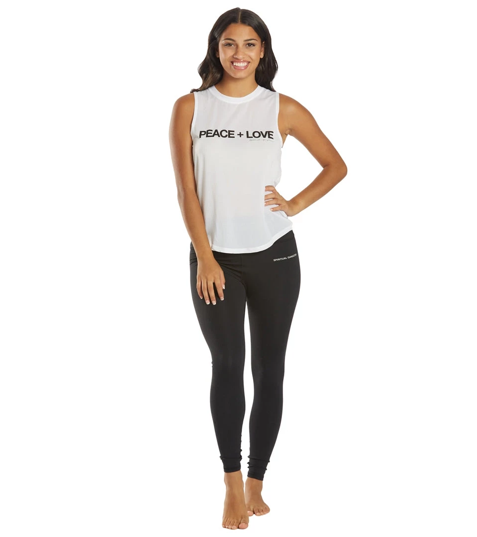 Spiritual Gangster Peace Active Muscle Tank White CLOTHING 6 Spiritual Gangster Peace Active Muscle Tank White CLOTHING