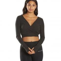 Spiritual Gangster Reversible Ballet Rib Wrap Sweater