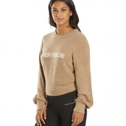 CLOTHING Spiritual Gangster Inner Peace Melody Crew Pullover Camel