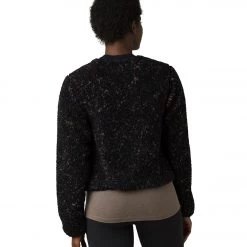 PrAna Polar Escape Sweatshirt Black Speckles CLOTHING 10 PrAna Polar Escape Sweatshirt Black Speckles CLOTHING