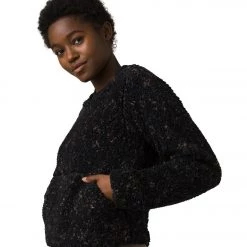 PrAna Polar Escape Sweatshirt Black Speckles CLOTHING 11 PrAna Polar Escape Sweatshirt Black Speckles CLOTHING