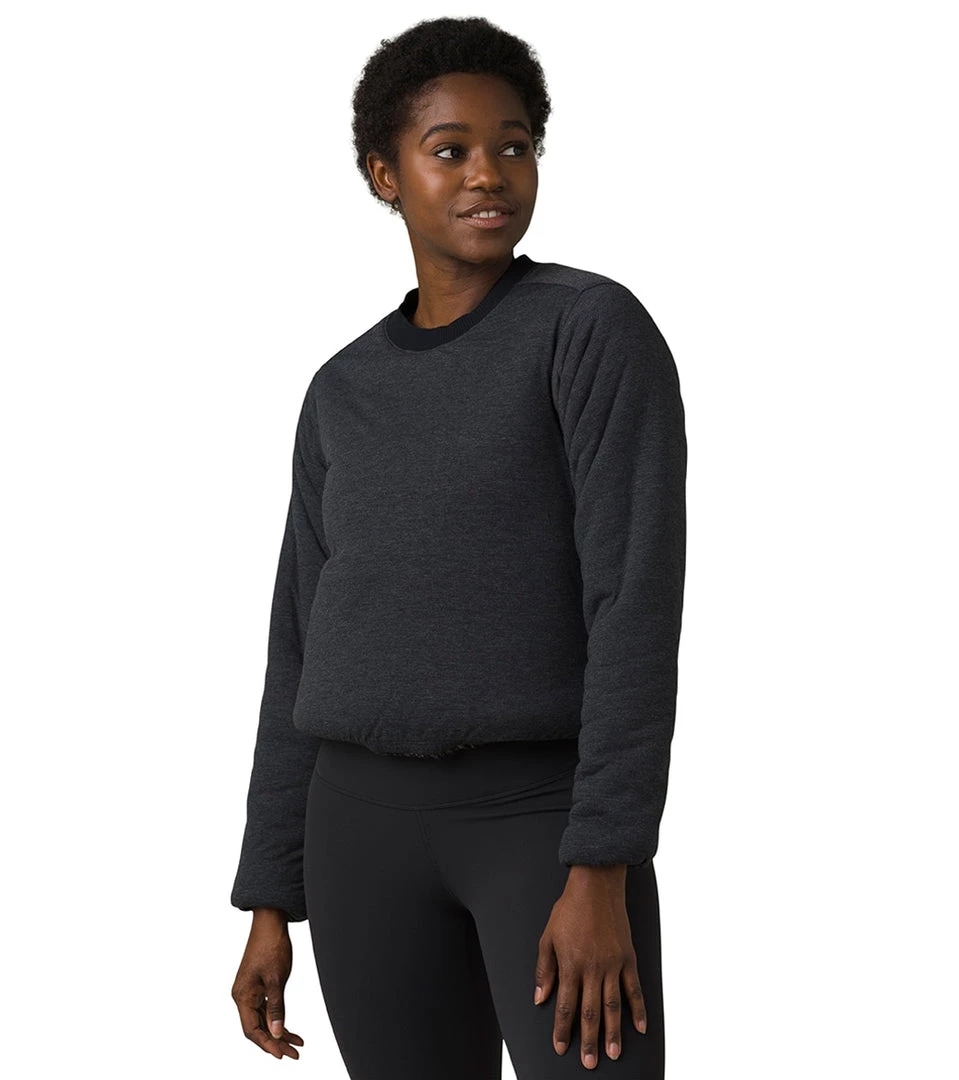 PrAna Polar Escape Sweatshirt Black Speckles CLOTHING 6 PrAna Polar Escape Sweatshirt Black Speckles CLOTHING