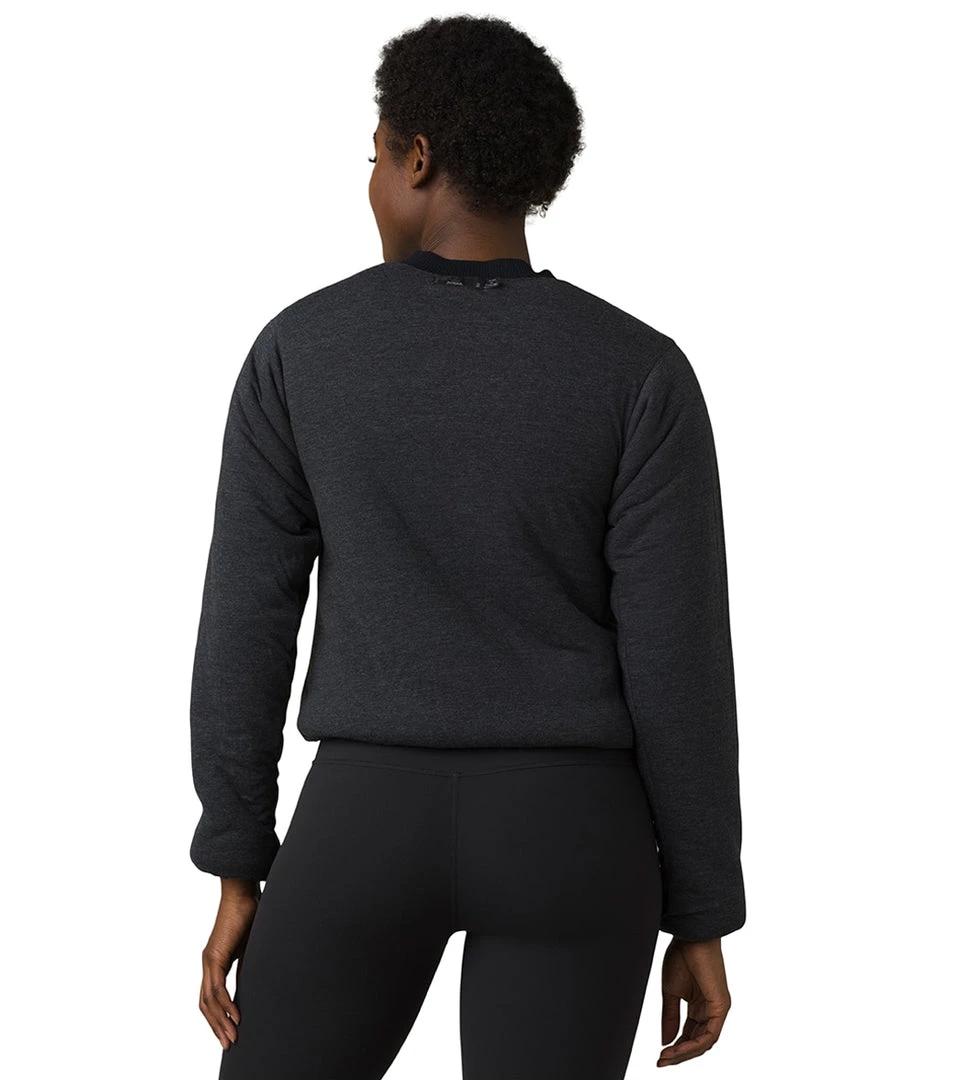 PrAna Polar Escape Sweatshirt Black Speckles CLOTHING 7 PrAna Polar Escape Sweatshirt Black Speckles CLOTHING