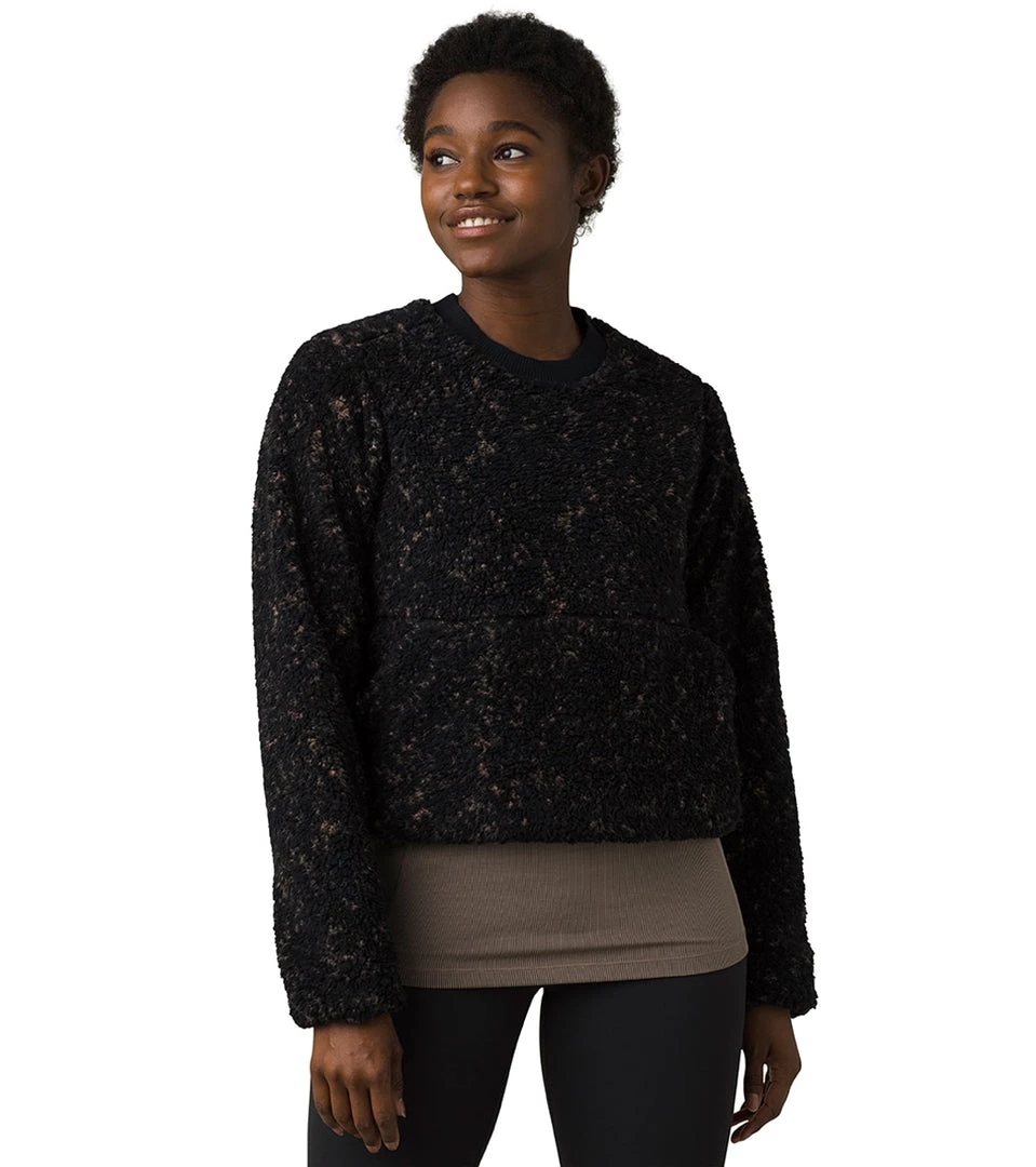 PrAna Polar Escape Sweatshirt Black Speckles CLOTHING 9 PrAna Polar Escape Sweatshirt Black Speckles CLOTHING
