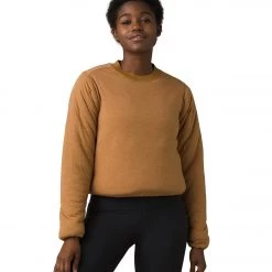 CLOTHING PrAna Polar Escape Sweatshirt Camel 9 CLOTHING PrAna Polar Escape Sweatshirt Camel