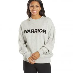 Spiritual Gangster Warrior Relaxed Crewneck Pullover Heather Ash
