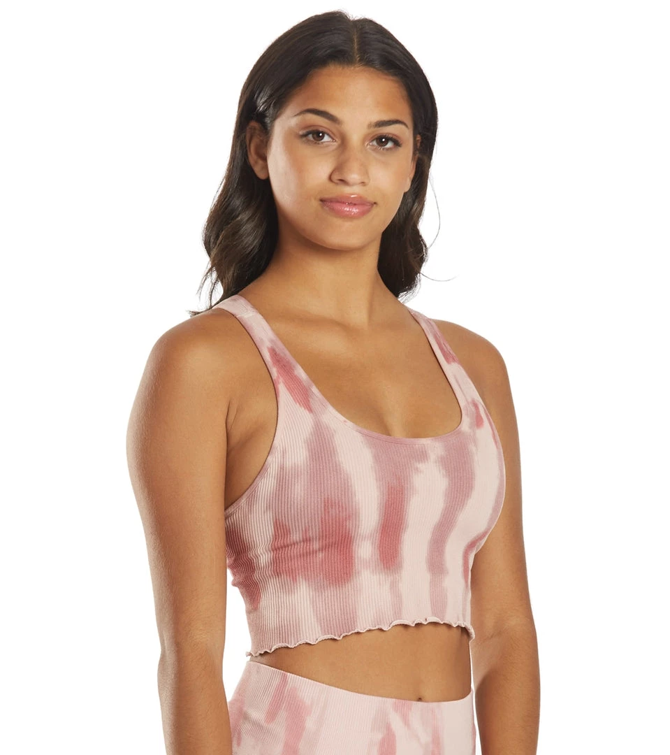Spiritual Gangster Amor Crop Tank Winter Rose Tie Dye CLOTHING 4 Spiritual Gangster Amor Crop Tank Winter Rose Tie Dye CLOTHING