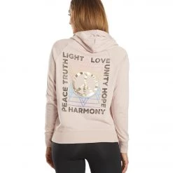 CLOTHING Spiritual Gangster Love Light Pullover Hoodie Rose Quartz