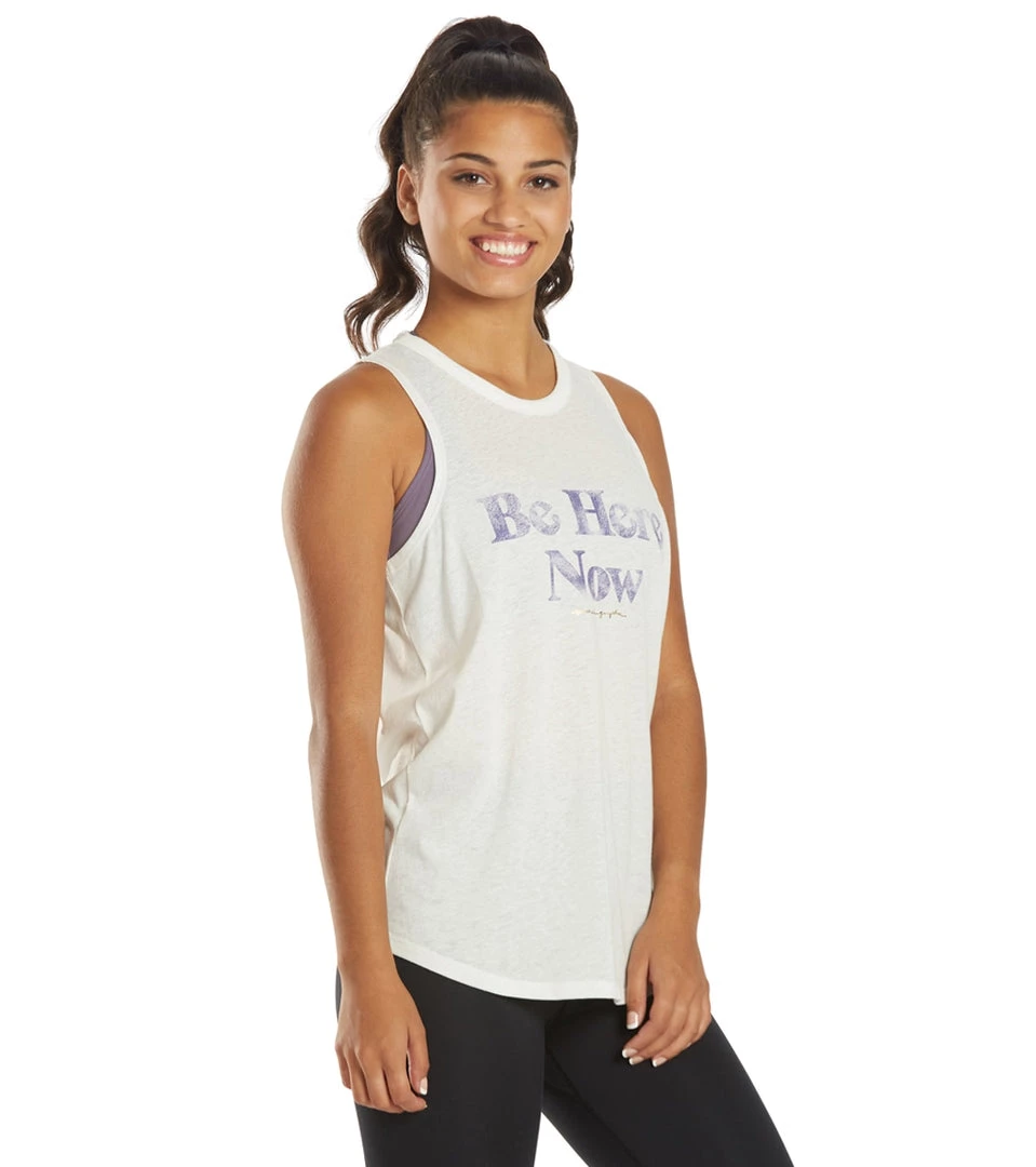 Spiritual Gangster Be Here Now Movement Tank Stone CLOTHING 4 Spiritual Gangster Be Here Now Movement Tank Stone CLOTHING