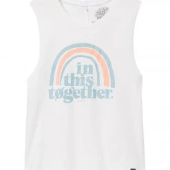 NEW ARRIVALS PrAna Organic Graphic Sleeveless In This Together 8 NEW ARRIVALS PrAna Organic Graphic Sleeveless In This Together