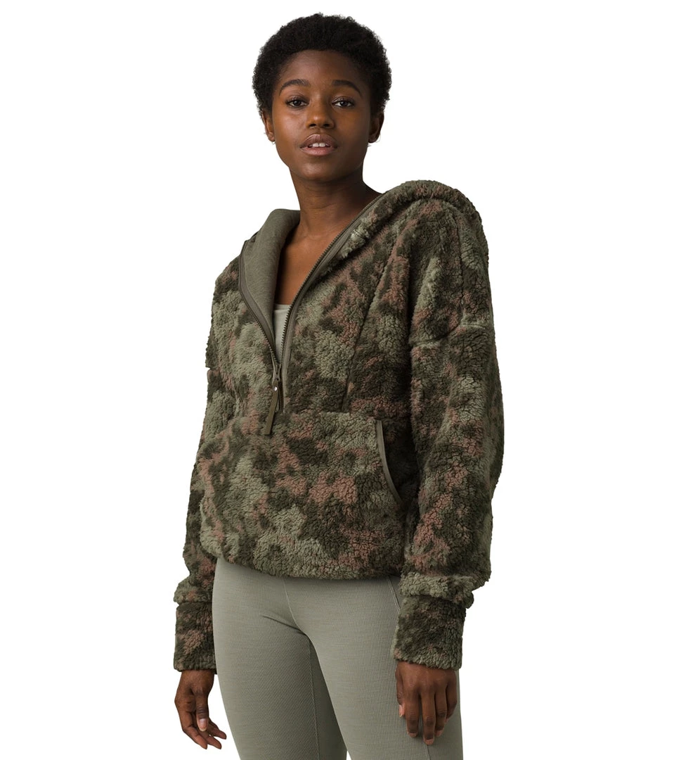 PrAna Polar Escape Half Zip Kale Wildflower 3 PrAna Polar Escape Half Zip Kale Wildflower