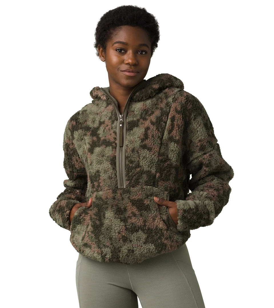 PrAna Polar Escape Half Zip Kale Wildflower 4 PrAna Polar Escape Half Zip Kale Wildflower