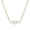 Dogeared Centered Diamond Pearl Necklace ACCESSORIES