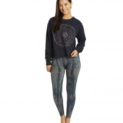 Spiritual Gangster Love Sculpt Legging Steel Tie Dye CLOTHING