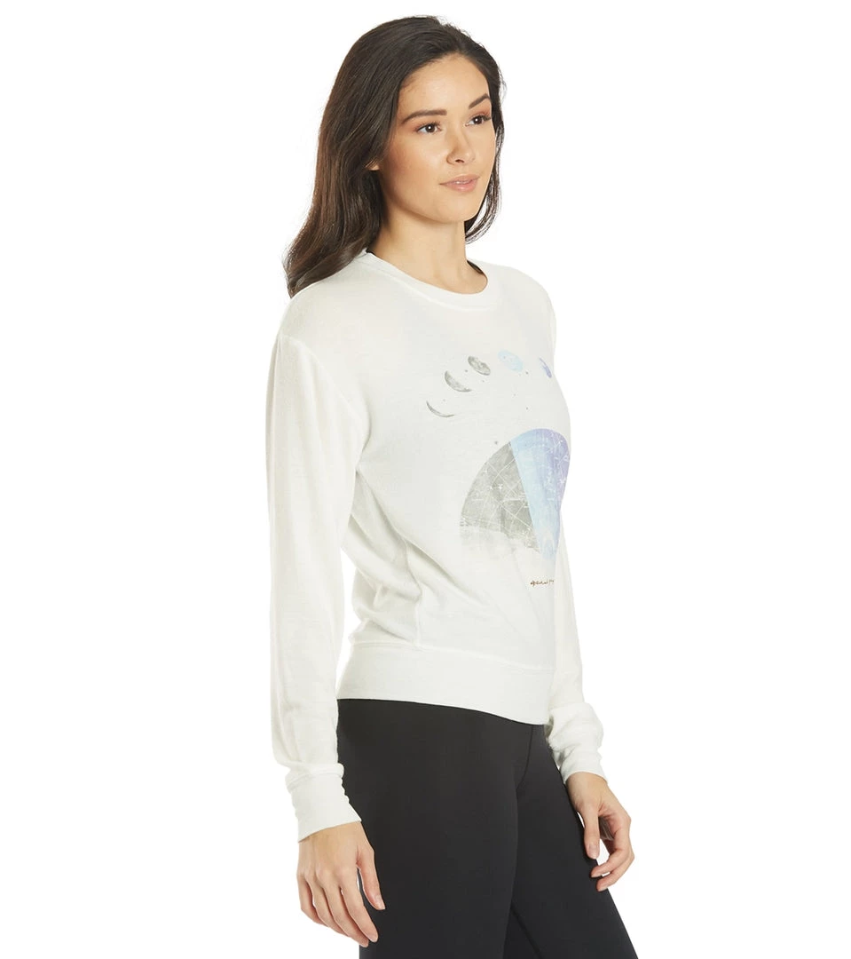 Spiritual Gangster Crew Neck Savasana Pullover Stone 4 Spiritual Gangster Crew Neck Savasana Pullover Stone