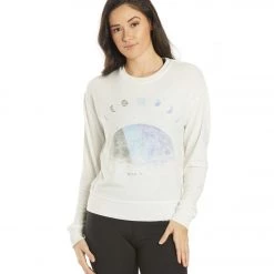 Spiritual Gangster Crew Neck Savasana Pullover Stone 15 Spiritual Gangster Crew Neck Savasana Pullover Stone