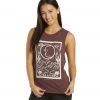 Spiritual Gangster Lune Muscle Tank Blackberry CLOTHING