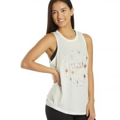 Spiritual Gangster Be The Light Movement Tank Stone CLOTHING