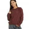 Spiritual Gangster Be The Light Bridget Raglan Pullover Red Berry 1 Spiritual Gangster Be The Light Bridget Raglan Pullover Red Berry