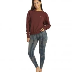 Spiritual Gangster Be The Light Bridget Raglan Pullover Red Berry