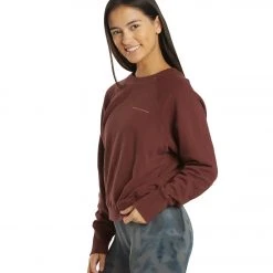 Spiritual Gangster Be The Light Bridget Raglan Pullover Red Berry