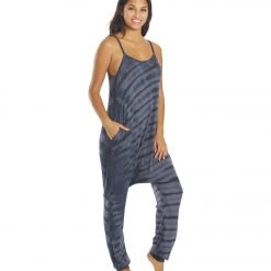 CLOTHING Spiritual Gangster Harem Jumpsuit Steel Tie Dye