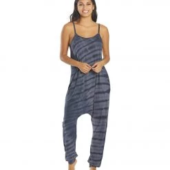 CLOTHING Spiritual Gangster Harem Jumpsuit Steel Tie Dye