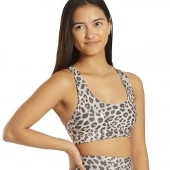 Spiritual Gangster Studio Sports Bra Leopard