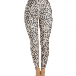 Spiritual Gangster SG Intent High WaiSteel Tie Dyed Legging Leopard CLOTHING