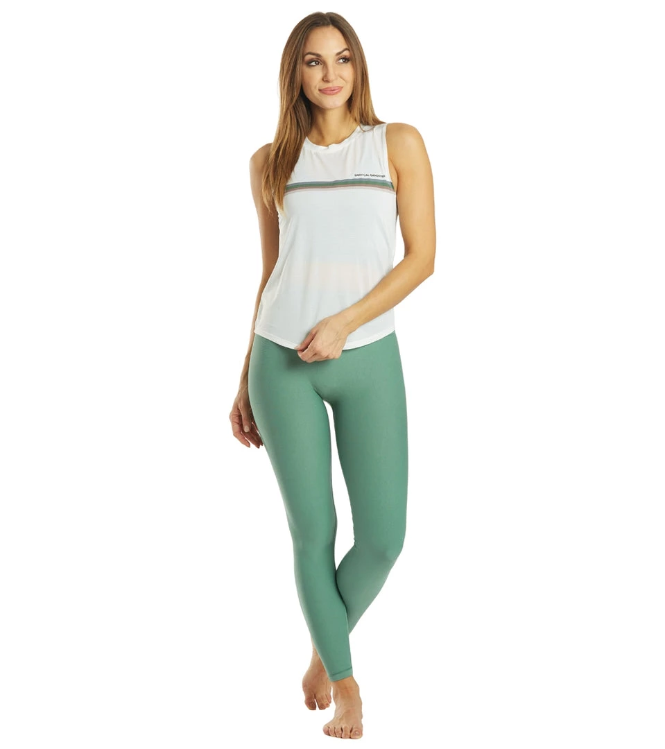 Spiritual Gangster Active Muscle Tank White CLOTHING 6 Spiritual Gangster Active Muscle Tank White CLOTHING