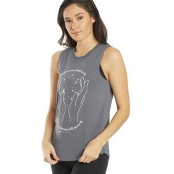 Spiritual Gangster Believe Muscle Tank Slate