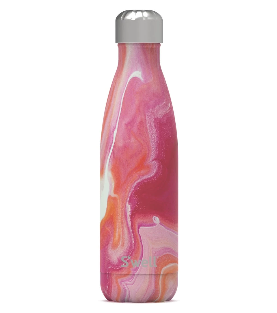 S'well 17 Oz Rose Agate Stainless Steel Water Bottle Rose Agate 3 S'well 17 Oz Rose Agate Stainless Steel Water Bottle Rose Agate