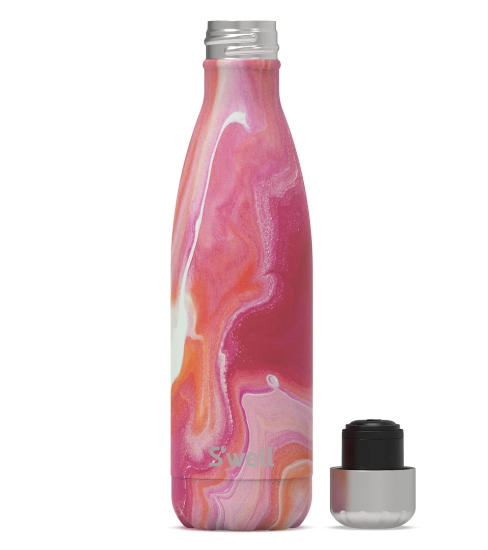 S'well 17 Oz Rose Agate Stainless Steel Water Bottle Rose Agate 4 S'well 17 Oz Rose Agate Stainless Steel Water Bottle Rose Agate