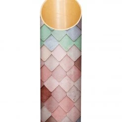 YOGA MATS & PROPS Mache Homi Yoga Mat Storage Tube | Mermaid Multicolor, Coral, Teal, Pink