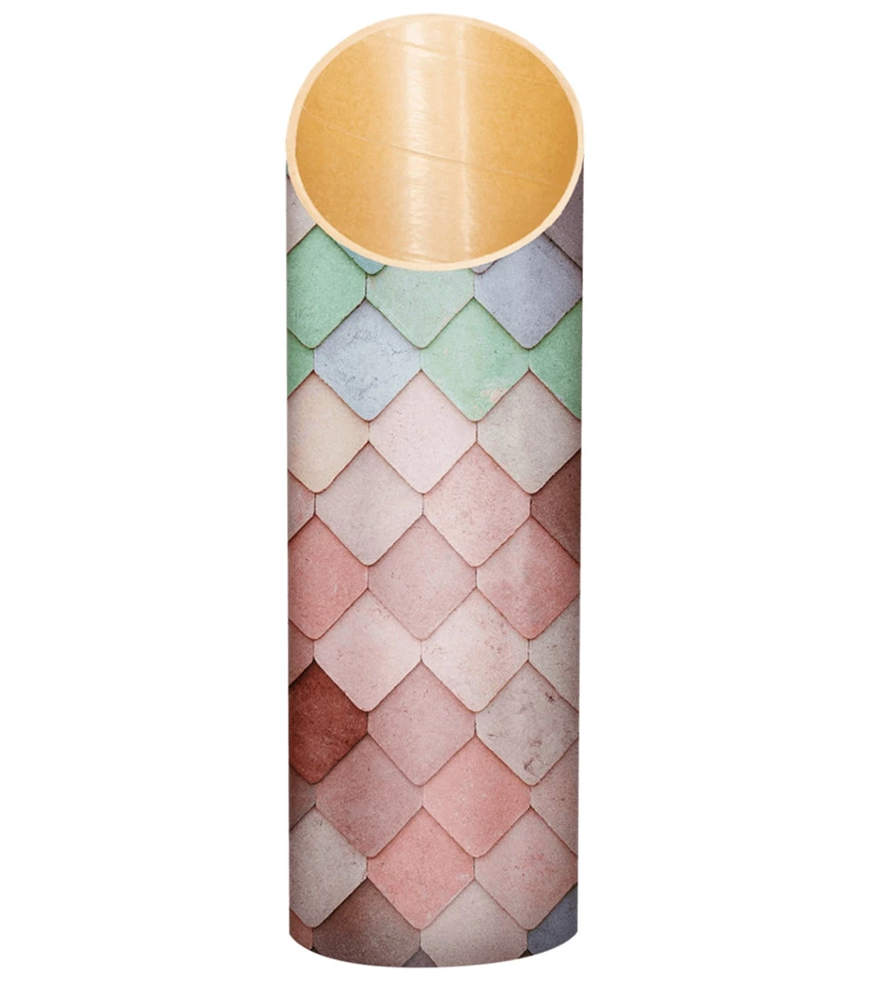 YOGA MATS & PROPS Mache Homi Yoga Mat Storage Tube | Mermaid Multicolor, Coral, Teal, Pink 3 YOGA MATS & PROPS Mache Homi Yoga Mat Storage Tube | Mermaid Multicolor, Coral, Teal, Pink
