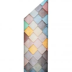 YOGA MATS & PROPS Mache Homi Yoga Mat Storage Tube | Mermaid Multicolor, Coral, Teal, Pink