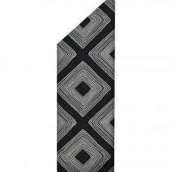 Mache Homi Yoga Mat Storage Tube | Rhombi Black, White