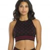 Spiritual Gangster High Neck Jacquard Bra 2 Spiritual Gangster High Neck Jacquard Bra