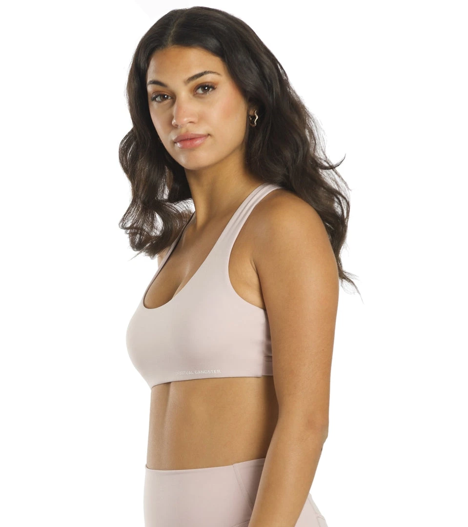 CLOTHING Spiritual Gangster Studio Sports Bra Clean Rose Quartz 7 CLOTHING Spiritual Gangster Studio Sports Bra Clean Rose Quartz